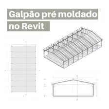 Projeto Galpão Pré Moldado No Revit