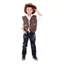 Colete Cowboy,country,infantil,fantasia,festa Junina Rodeio