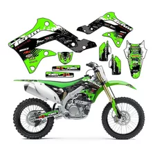 Team Racing Kit De Gráficos Compatible Con Kawasaki 2006-200