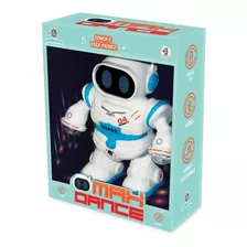 Brinquedo Figura Interativa Robo Max Dance Da Polibrinq 9030