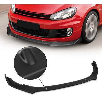 [3pcs] For 10-13 Vw Golf Mk6 Gti Matte Black Front Bumpe Ddq Foto 5