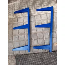 Soportes Metálicos Usados Para Estantes Lote De 2!!!