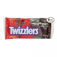 Twizzlers Giros, Con Sabor A Chocolate Caramelo De Regaliz, 