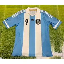Camiseta Argentina Vs Brasil Amistoso 2012 #9 Higuain Unica