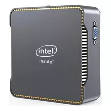 Mini Pc Intel Mini Pc Gk3v Com Windows 11 Pro, Celeron N5095 2,7ghz, Placa Gráfica Intel Uhd Graphics 600, Memória Ram De 8gb E Capacidade De Armazenamento De 128gb Cor Cinza