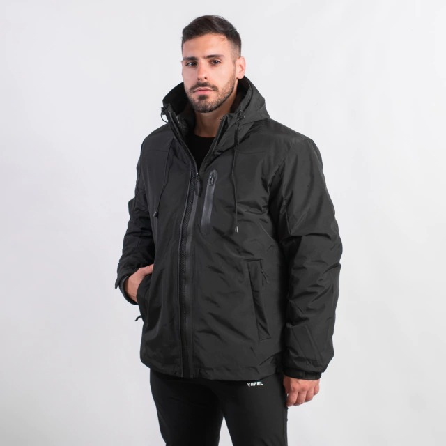 Campera 2 En 1 Hombre Rompeviento Inflable Hhp Importada