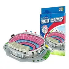 Maquete 3d Montável Mini Estádio Camp Nou Barcelona