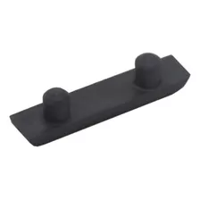 Patin Plástico Doble Negro Con Tarugo Mueble X 100 Unidades