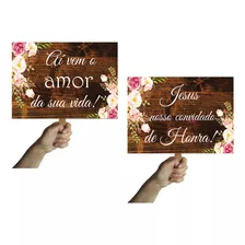 Placas Personalizadas-casamento-madeira-flores-lousa- Pvc