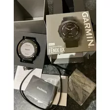 Garmin Fenix 6x Sapphire 51mm Case With Silicone Band Gps