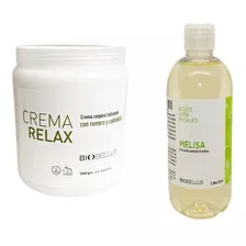 Aceite Melisa 500ml + Crema Musculares 1kg - Biobellus 