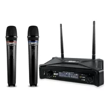 Microfones Skp Pro Audio Uhf-300d Dinâmico Cardióide Preto