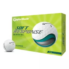 Pelotas Taylormade Soft Response Caja X 12 Premium Color Blanco