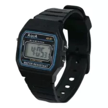 Relógio Retro Digital De Pulso Marca Aqua Aq81