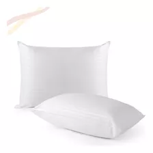 Travesseiro Cama Corpo Sintético Plumas De Ganso Branco