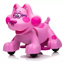 Carro Elétrico Infantil Brinquedo Rideamal Blues Clues Rosa