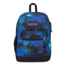 Jansport Mochila Cross Town Plus Cyberspace Galaxy Jns211 Color Azul Diseño De La Tela Galaxia