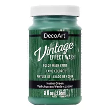 Lavado Verde De Efecto Vintage 8oz Cazador