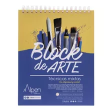 Block De Arte Técnicas Mixtas Sketch 200gr Alpen