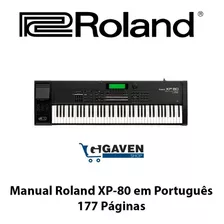 Manual Roland Xp-80 Completo Com 177 Páginas Em Português