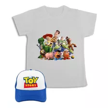 Toy Story Camiseta + Gorra Combo Para Niños