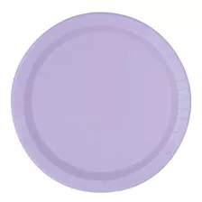 Platos De Pastel De Papel De Lavanda, 8ct