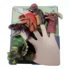 Dinossauro Fantoche De Dedo Dedoche Kit Brinquedo 