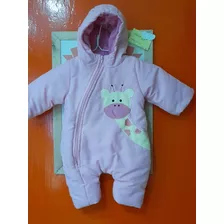 Enterito Osito De Bebe Para Invierno De 0 A 3 Meses Exc!!!!