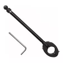 Antena Corta Pipa Moto Retrátil Anti Cerol Guidão Aço Inox