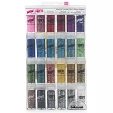 Wow Y Spark Mixed Glitter Pack De American Crafts | 24pack |