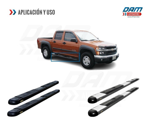 Estribos Gh Chevrolet Colorado Doble Cabina 2004-2012 Foto 2