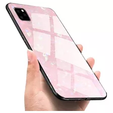 Funda + Vidrio Para iPhone 11 Pro Max (6.5) Luhuanx Rosa