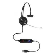 Headset Top Use Htu-310 Usb Para Uso Em Telemarketing