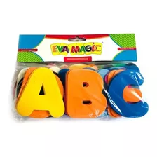 Letras Abecedario Grandes Goma Eva Magic Bolsa X 52 Piezas