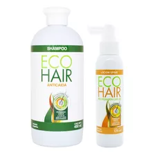 Eco Hair Shampoo Anticaída Fortalecedor Grande + Loción Pelo