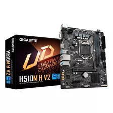 Placa-mãe Gigabyte Micro-atx H510m H V2 Lg1200 Preta