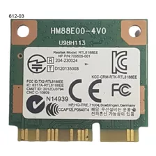 Placa Wifi - Tarjeta Para Portátil Hp Realtek Rtl8188ee 802