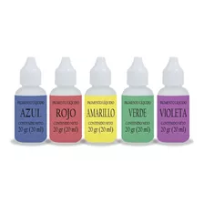 Kit De Pigmentos Para Resina Cristal- Vaciados
