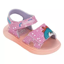 Sandália Chinelo Infantil Galinha Pintadinha Popó 23024 Leve