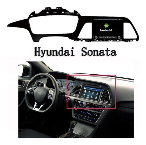 Hyundai Sonata 2015-2017 Android Gps Carplay Bluetooth Radio Foto 6