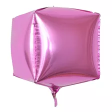 5 Globos Orbz 22 Pulgadas Cubo Diamante Esfera Elige Forma Color Cubo Rosa