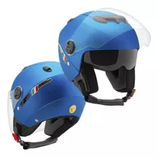 Capacete Masculino Aberto Custom Com Viseira Óculos Solar