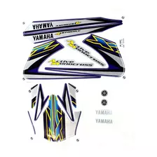 Kit Jogo Faixa Adesivo Yamaha Xtz 125 2004 Azul