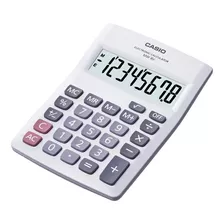 Calculadora De Mesa Casio Mw-8v Zona Tribunales, Obelisco Color Blanco