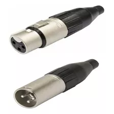 10 Plug Xlr Amphenol (5 Macho + 5 Femea)