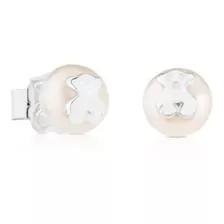 Tous Bear - Aretes De Plata 925 Con Perlas Cultivadas En Ag.