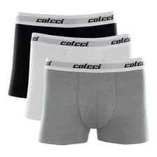 Kit 3 Cuecas Colcci Boxer Cotton Elastano Original C/ Nf-e