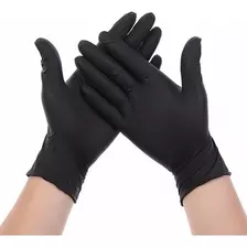 Guantes Descartables Nitrilo Negro (s,m,l,)