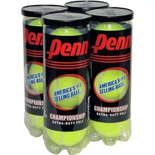 Pack 12 Pelotas Tenis Penn® Championship (4 Tarros)