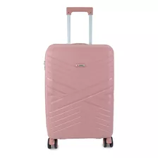 Mala De Viagem Tonin Cristal Abs Rodas 360° Pequena - 2084 Cor Rose